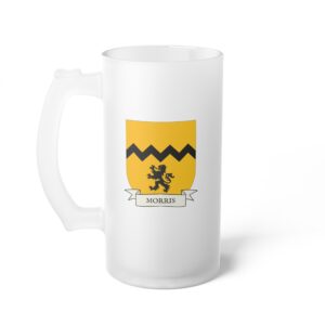 Morris Family Coat of Arms Beer Mug