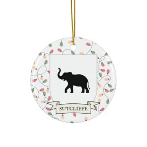 Sutcliffe Family Coat of Arms Christmas Tree Ornament