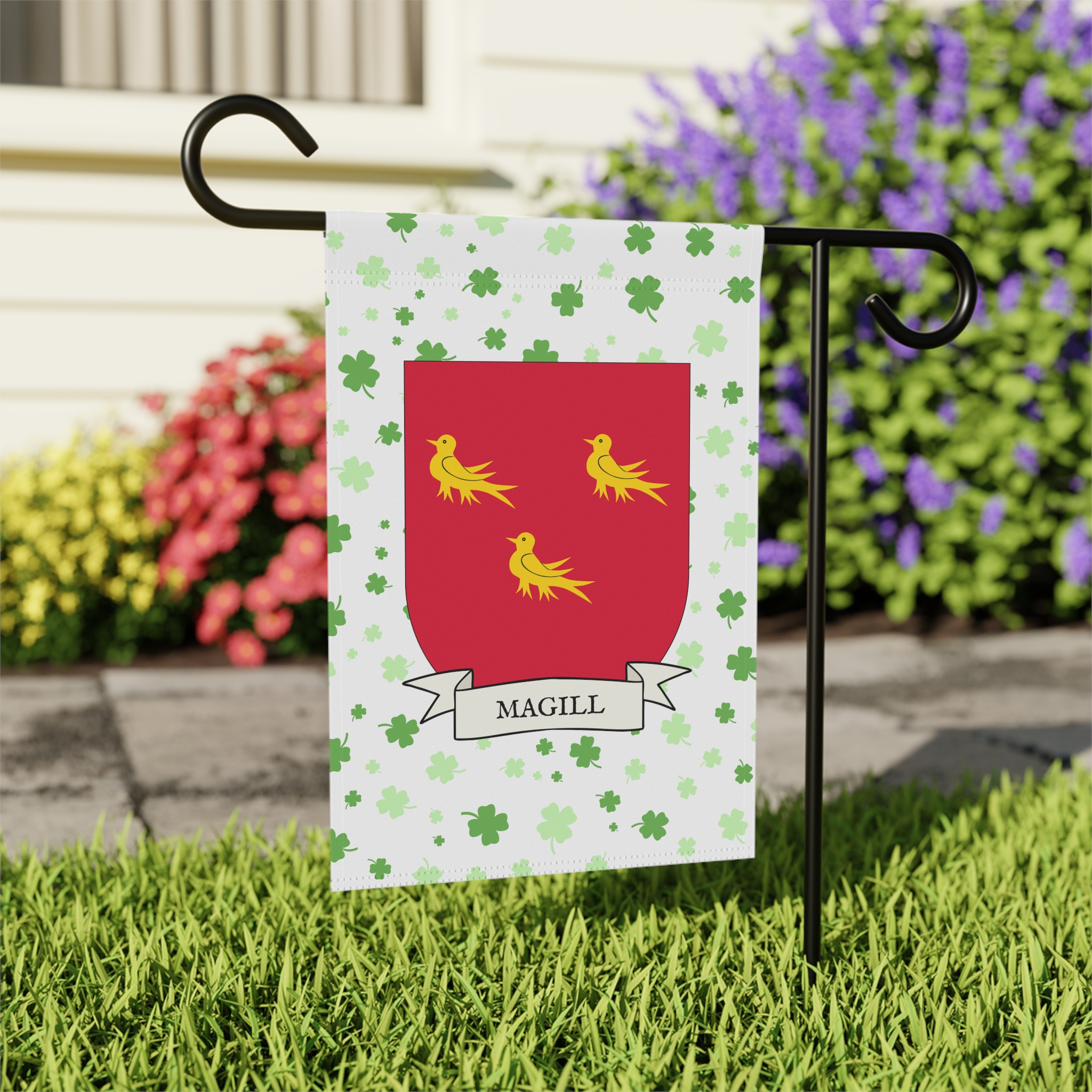 Magill Family Coat of Arms Garden Banner - Image 3