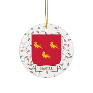 Magill Family Coat of Arms Christmas Tree Ornament