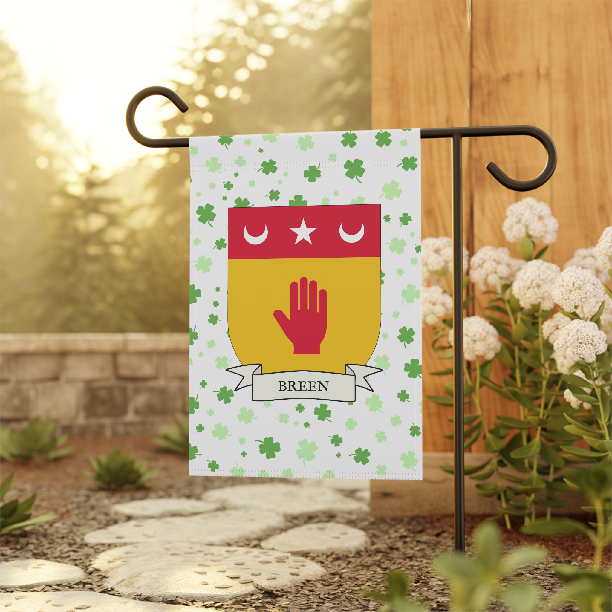 Breen Family Coat of Arms Garden Banner - Image 2
