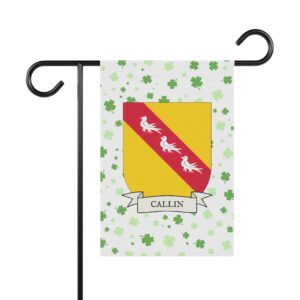 Callin Family Coat of Arms Garden Banner