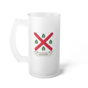 Keating Family Coat of Arms Beer Mug