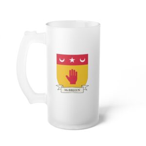 McBreen Family Coat of Arms Beer Mug