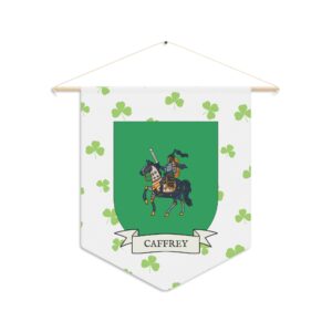 Caffrey Family Coat of Arms Indoor Pennant