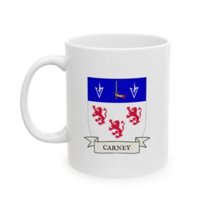 Carney Family Coat of Arms Coffee Mug