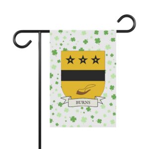 Burns Coat of Arms Garden Banner
