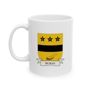 Burns Family Coat of Arms Coffee Mug