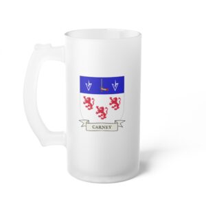Carney Family Coat of Arms Beer Mug