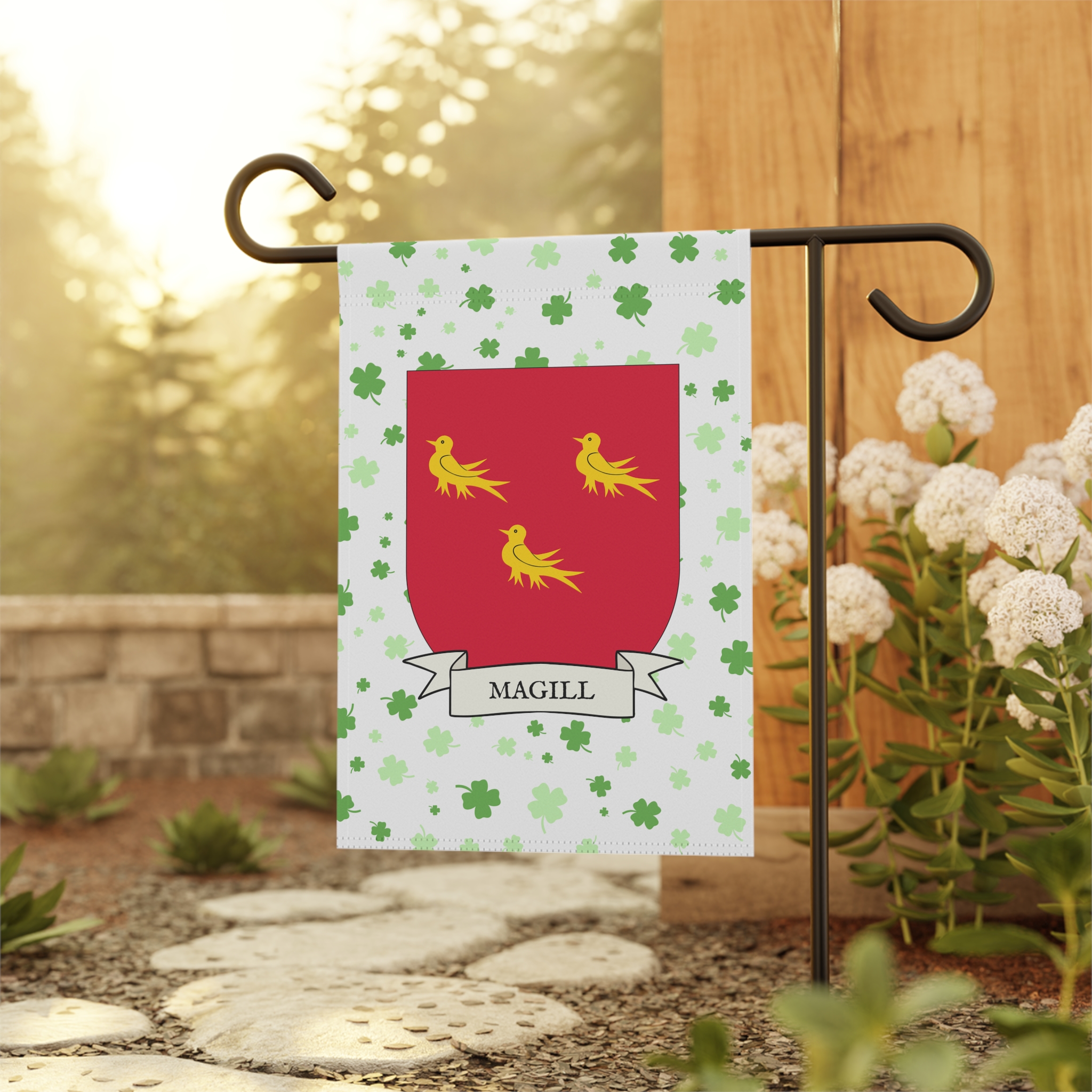 Magill Family Coat of Arms Garden Banner - Image 2