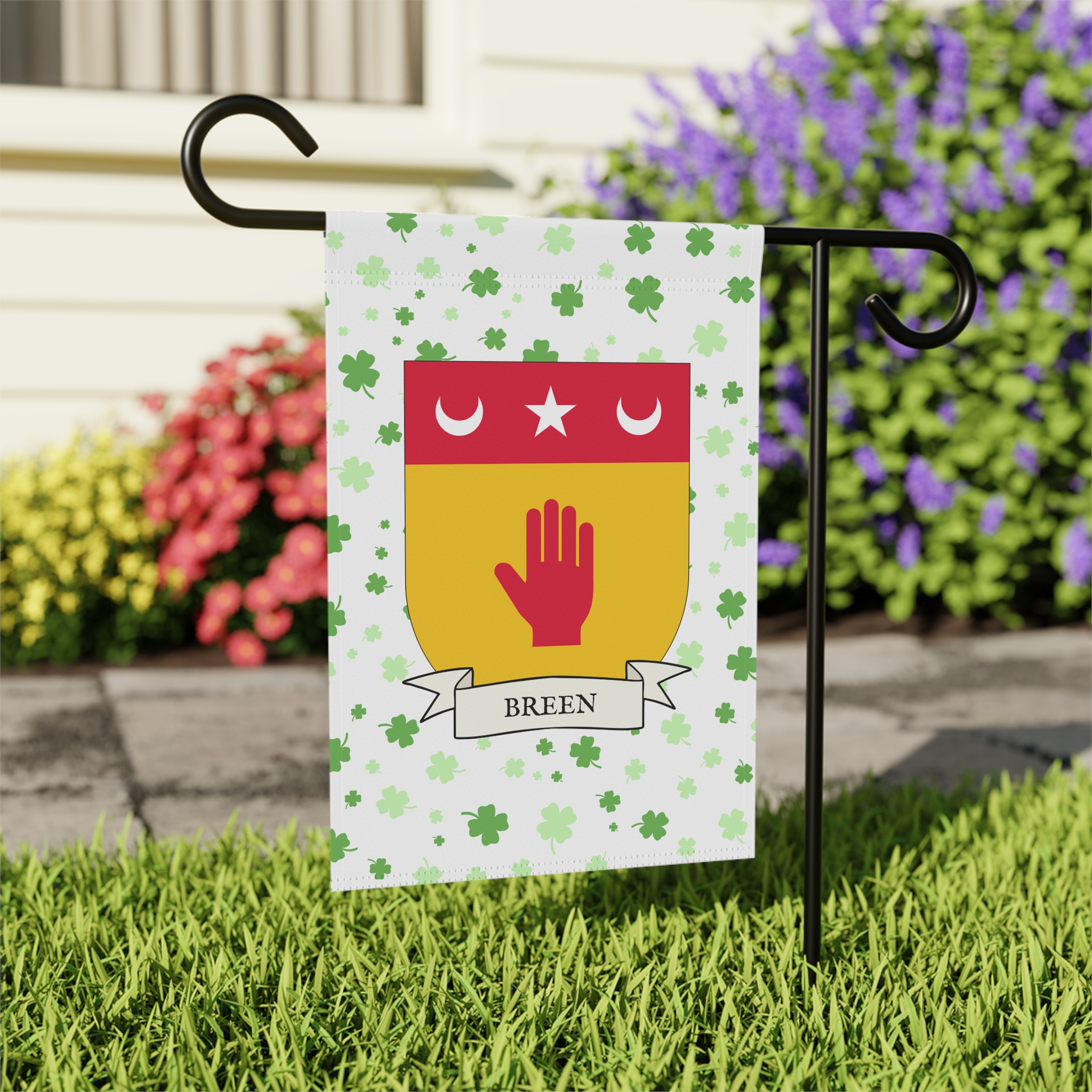 Breen Family Coat of Arms Garden Banner - Image 3
