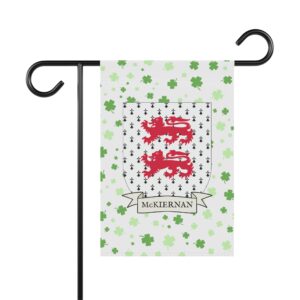McKiernan Family Coat of Arms Garden Banner