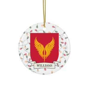 Williams Family Coat of Arms Christmas Tree Ornament