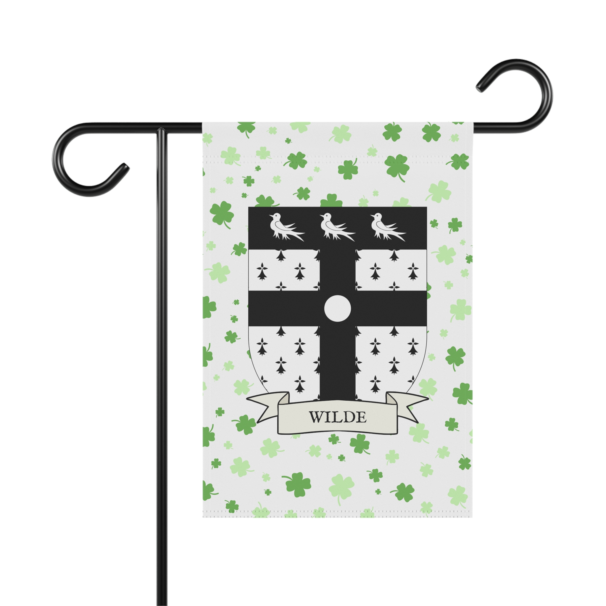Wilde Family Coat of Arms Garden Banner