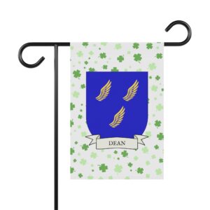 Dean Family Coat of Arms Garden Banner