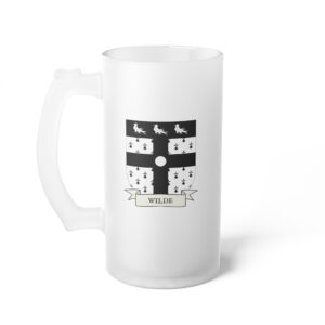 Wilde Family Coat of Arms Beer Mug