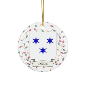Innes Family Coat of Arms Christmas Tree Ornament