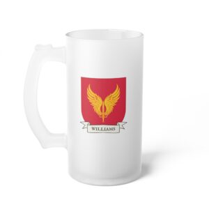 Williams Family Coat of Arms Beer Mug