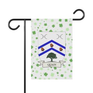 Quain Family Coat of Arms Garden Banner