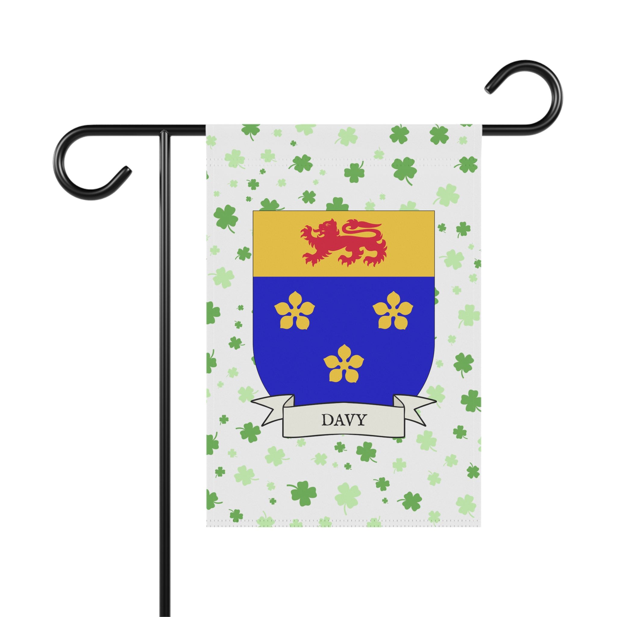 Davy Family Coat of Arms Garden Banner