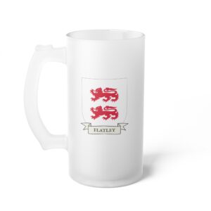 Flatley Family Coat of Arms Beer Mug
