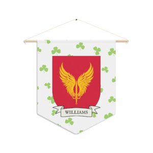 Williams Family Coat of Arms Indoor Pennant