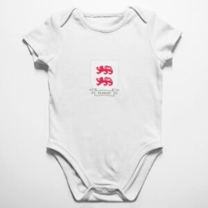 Flatley Coat of Arms Baby onesie