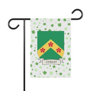 Curley Family Coat of Arms Garden Banner