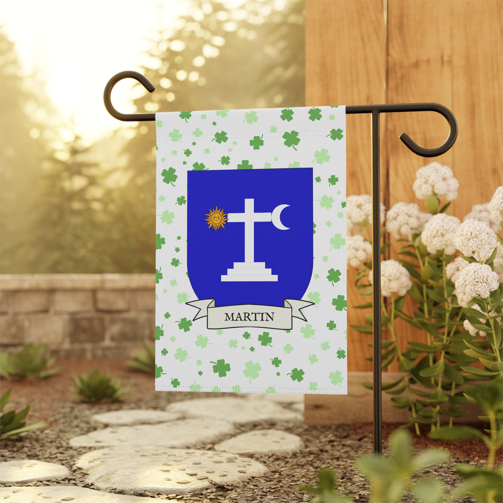 Martin Family Coat of Arms Garden Banner - Image 2