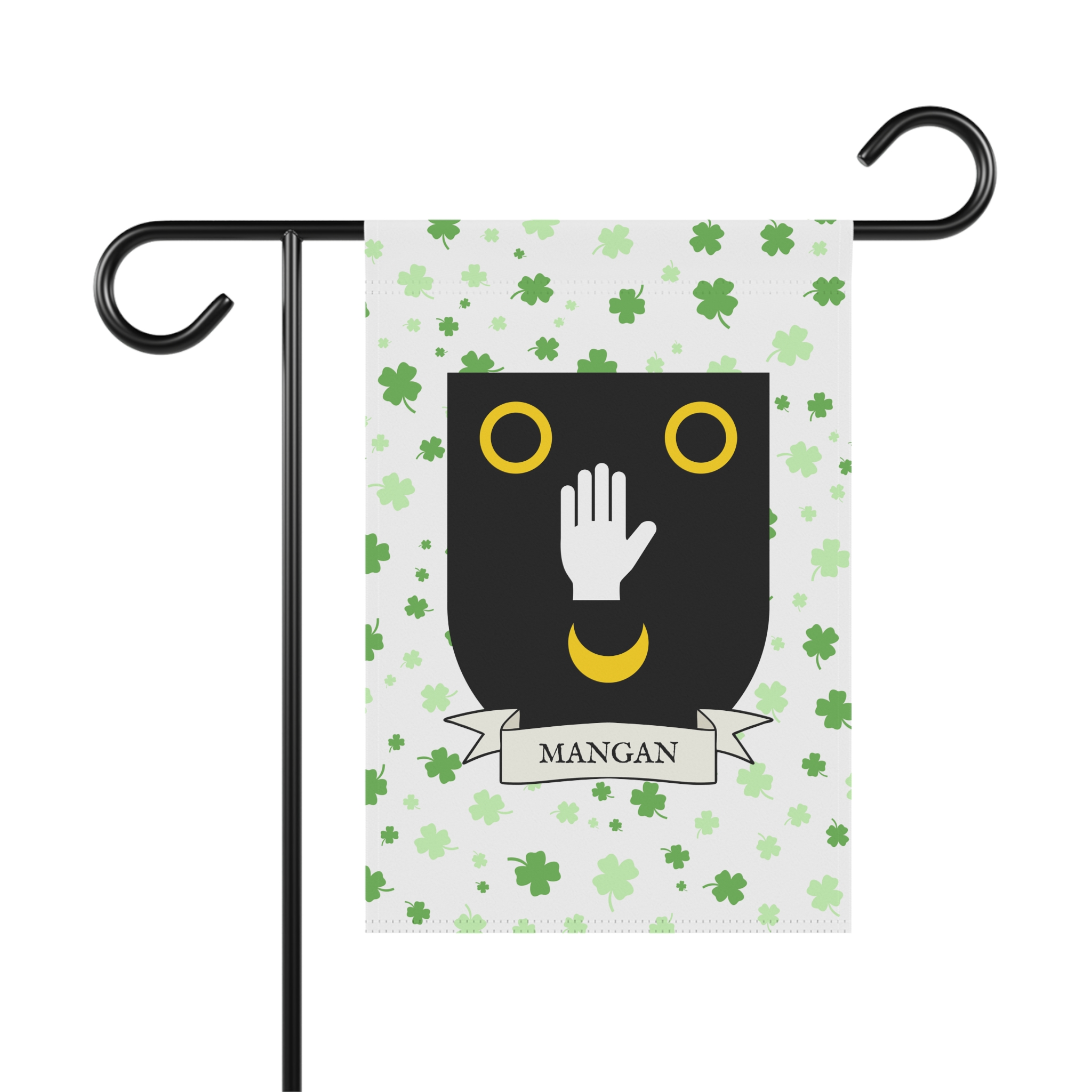 Mangan Family Coat of Arms Garden Banner