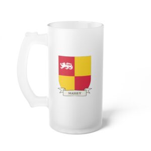Massey Family Coat of Arms Beer Mug