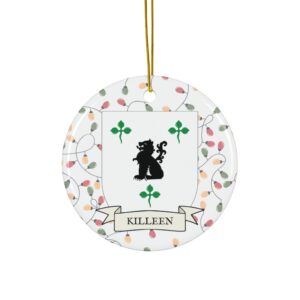 Killeen Family Coat of Arms Christmas Tree Ornament