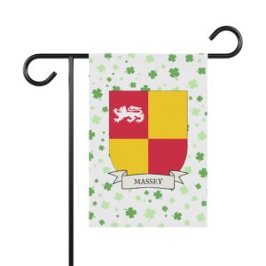 Massey Family Coat of Arms Garden Banner