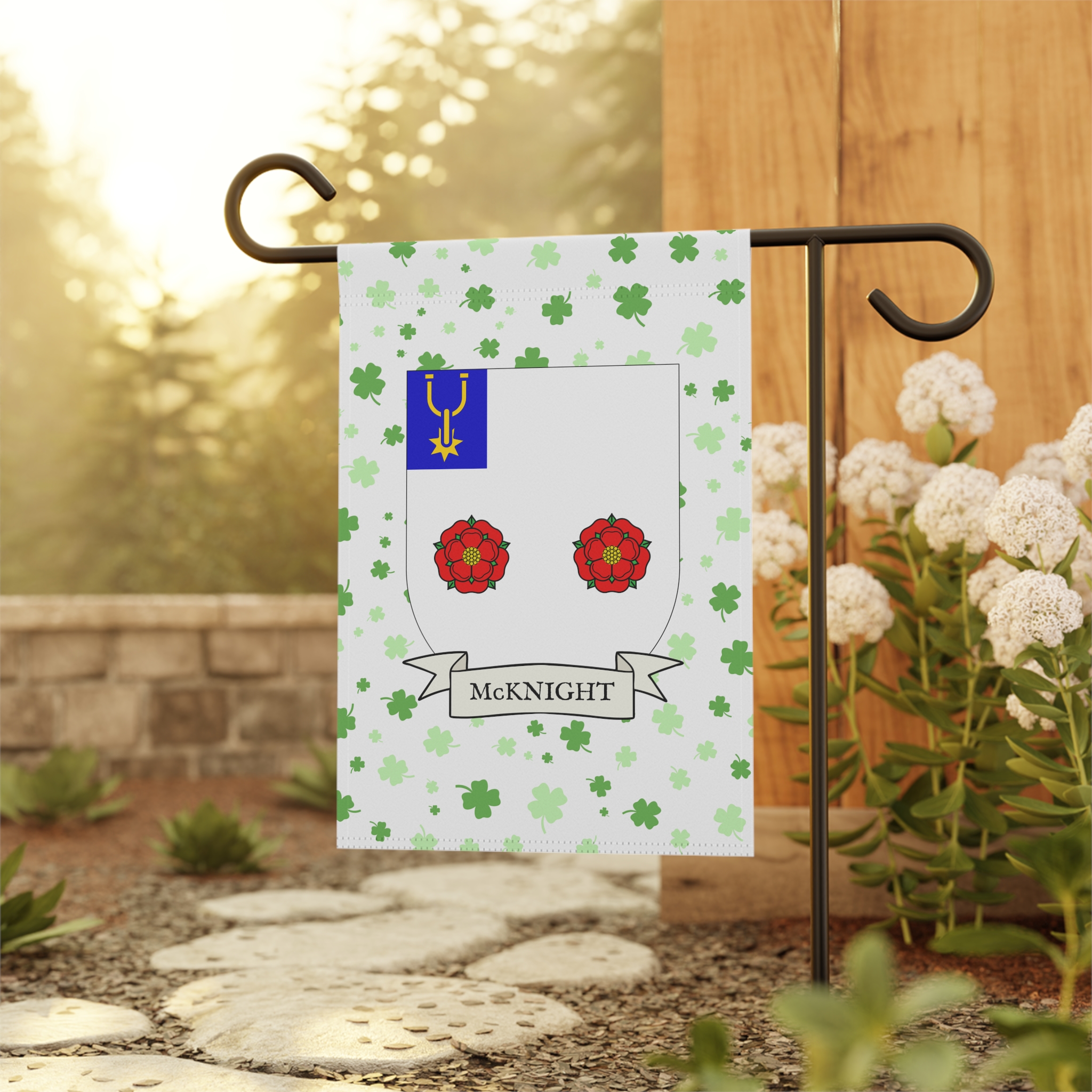 McKnight Family Coat of Arms Garden Banner - Image 2