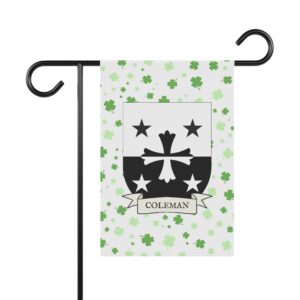 Coleman Family Coat of Arms Garden Banner