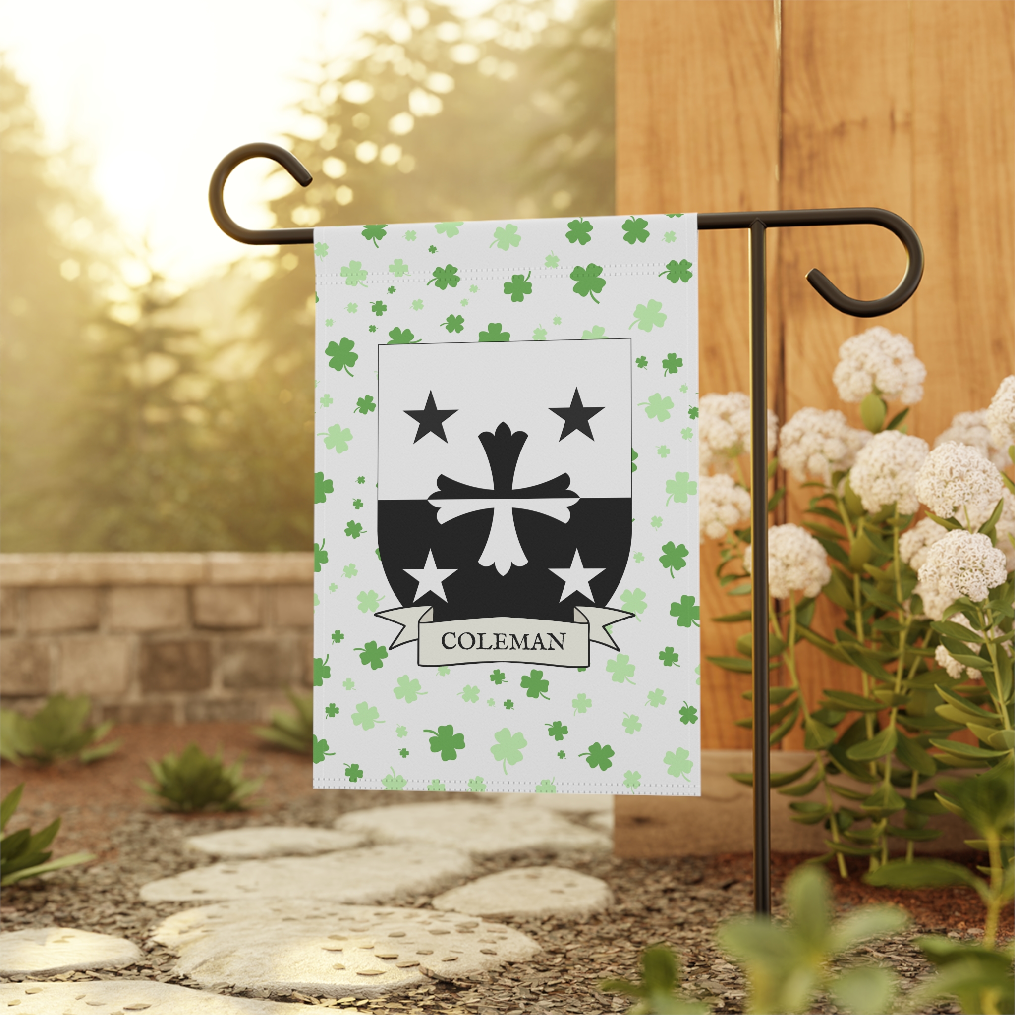 Coleman Family Coat of Arms Garden Banner - Image 2