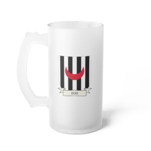 Foy Family Coat of Arms Beer Mug