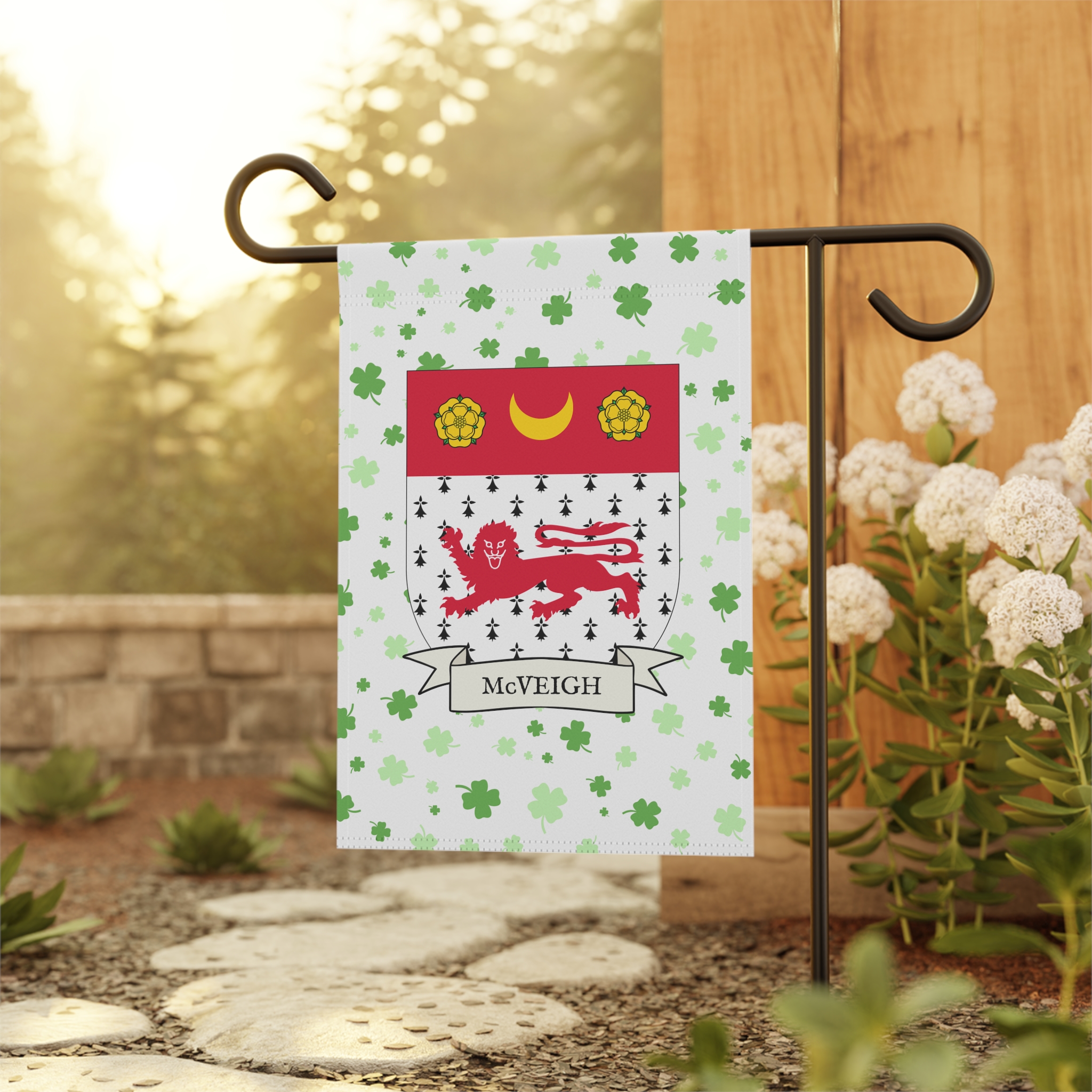 McVeigh Family Coat of Arms Garden Banner - Image 2