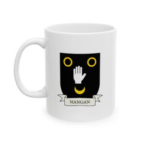 Mangan Family Coat of Arms Coffee Mug