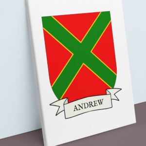 Andrew Coat of Arms Canvas Wall Art