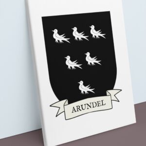 Arundel Coat of Arms Canvas Wall Art