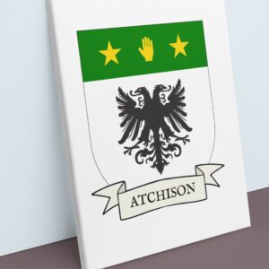 Atchison Coat of Arms Canvas Wall Art