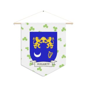 Fogarty Family Coat of Arms Indoor Pennant
