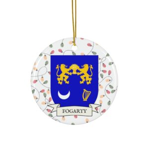 Fogarty Family Coat of Arms Christmas Tree Ornament