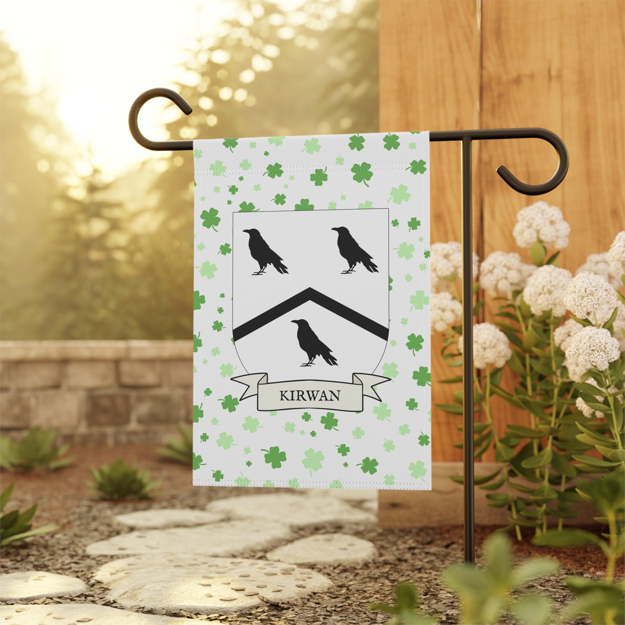 Kirwan Family Coat of Arms Garden Banner - Image 2