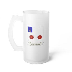 McKnight Family Coat of Arms Beer Mug