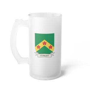 Curley Family Coat of Arms Beer Mug