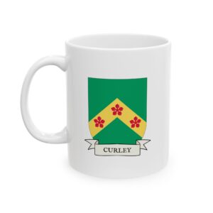 Curley Family Coat of Arms Coffee Mug