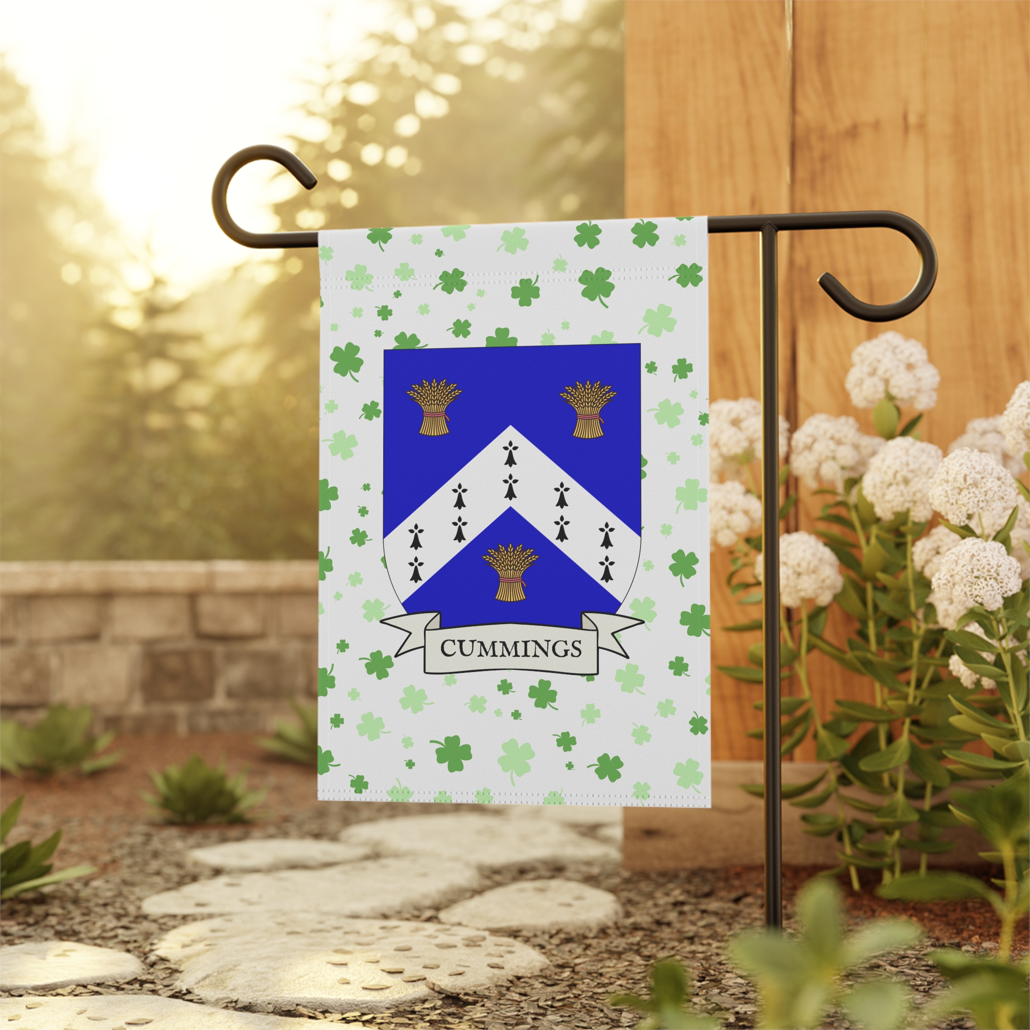Cummings Family Coat of Arms Garden Banner - Image 2