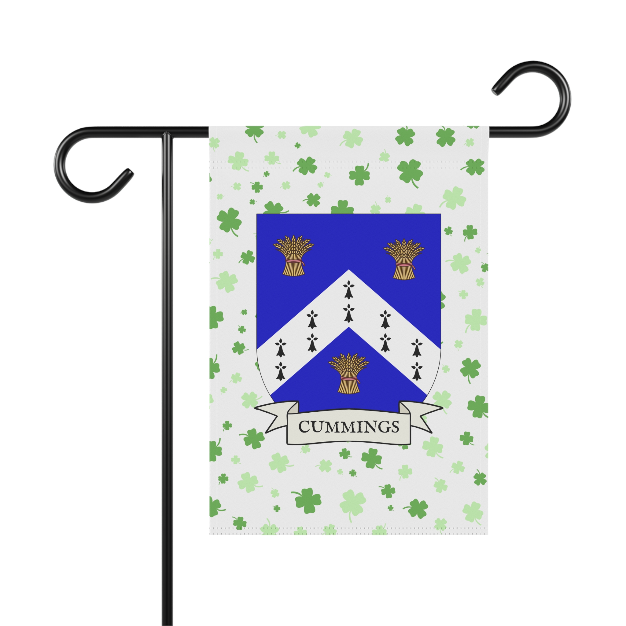 Cummings Family Coat of Arms Garden Banner